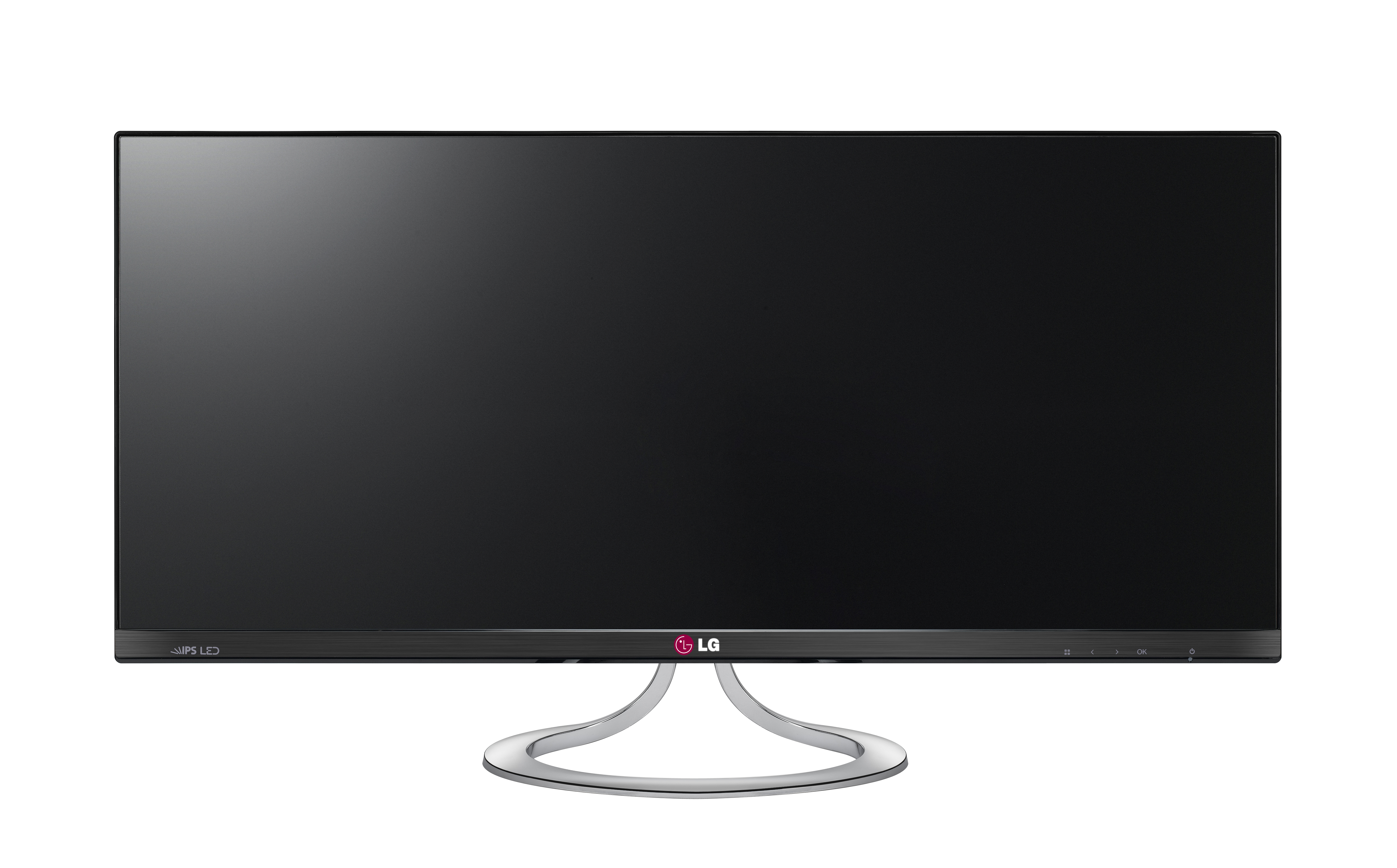 A front view of LG UltraWide monitor model EA93