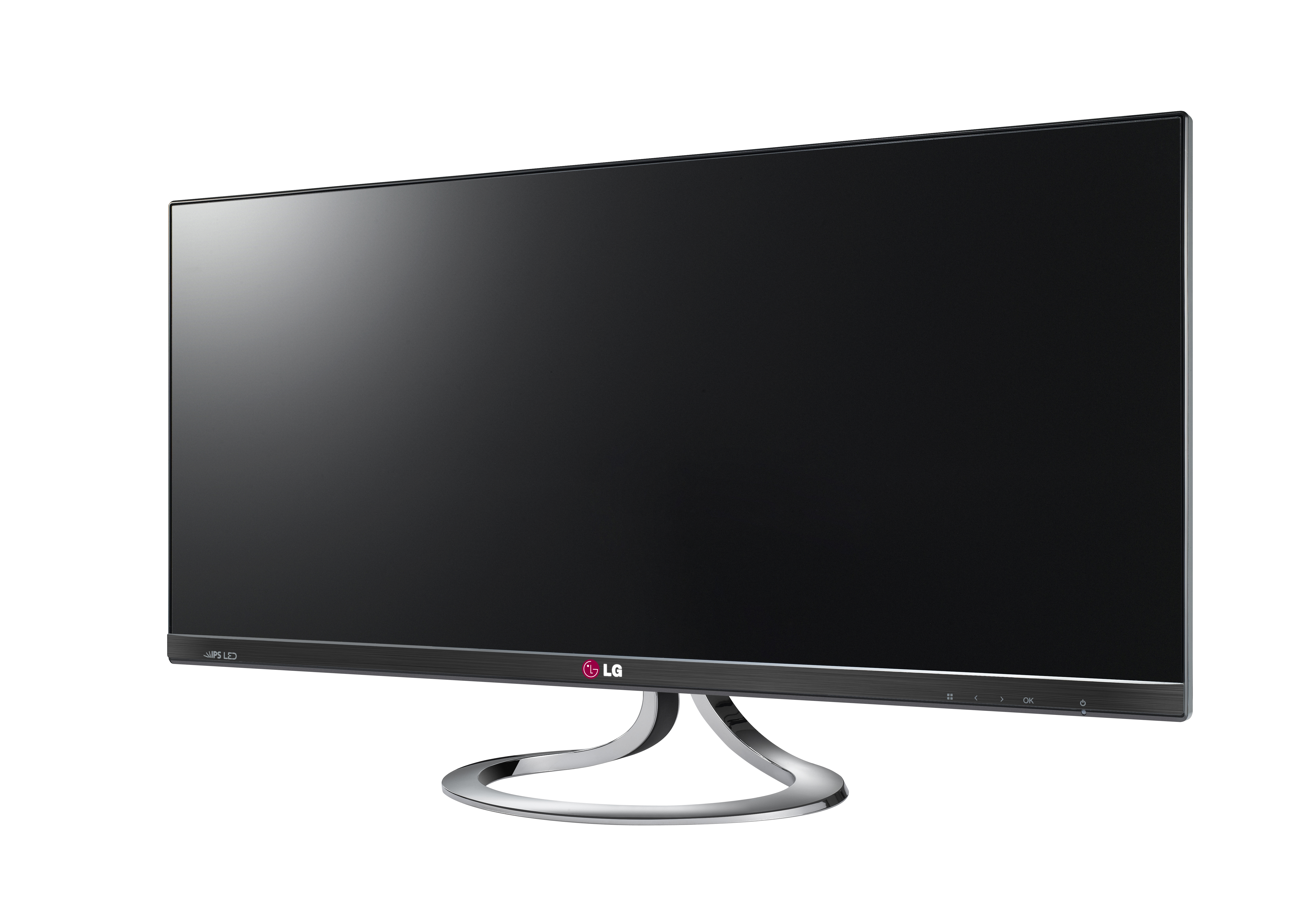 A right-side view of LG UltraWide monitor model EA93