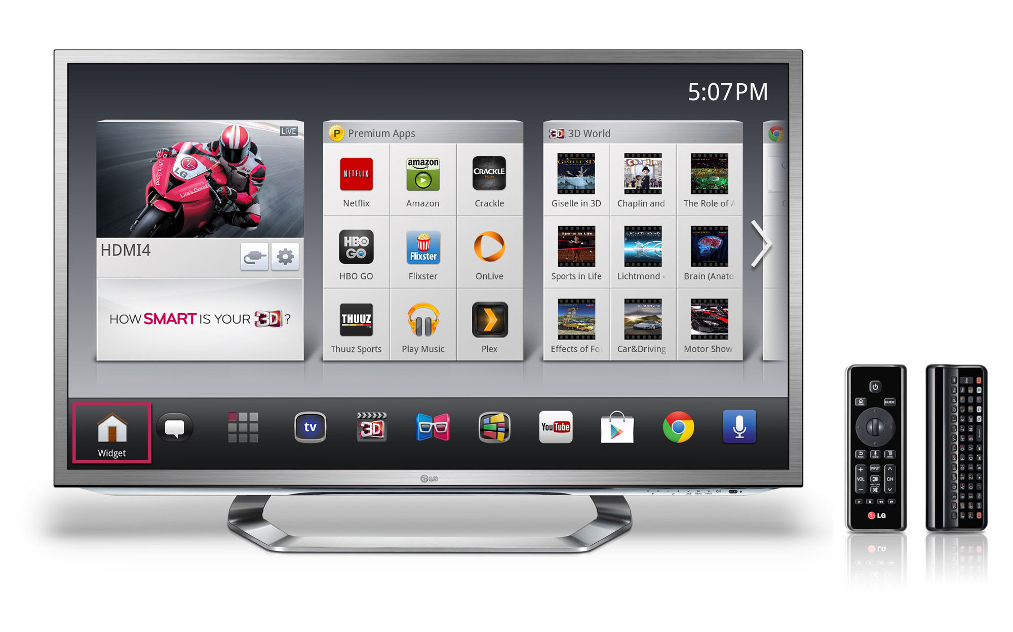 2012 LG Smart TV with Google TV™ (G2 Series)