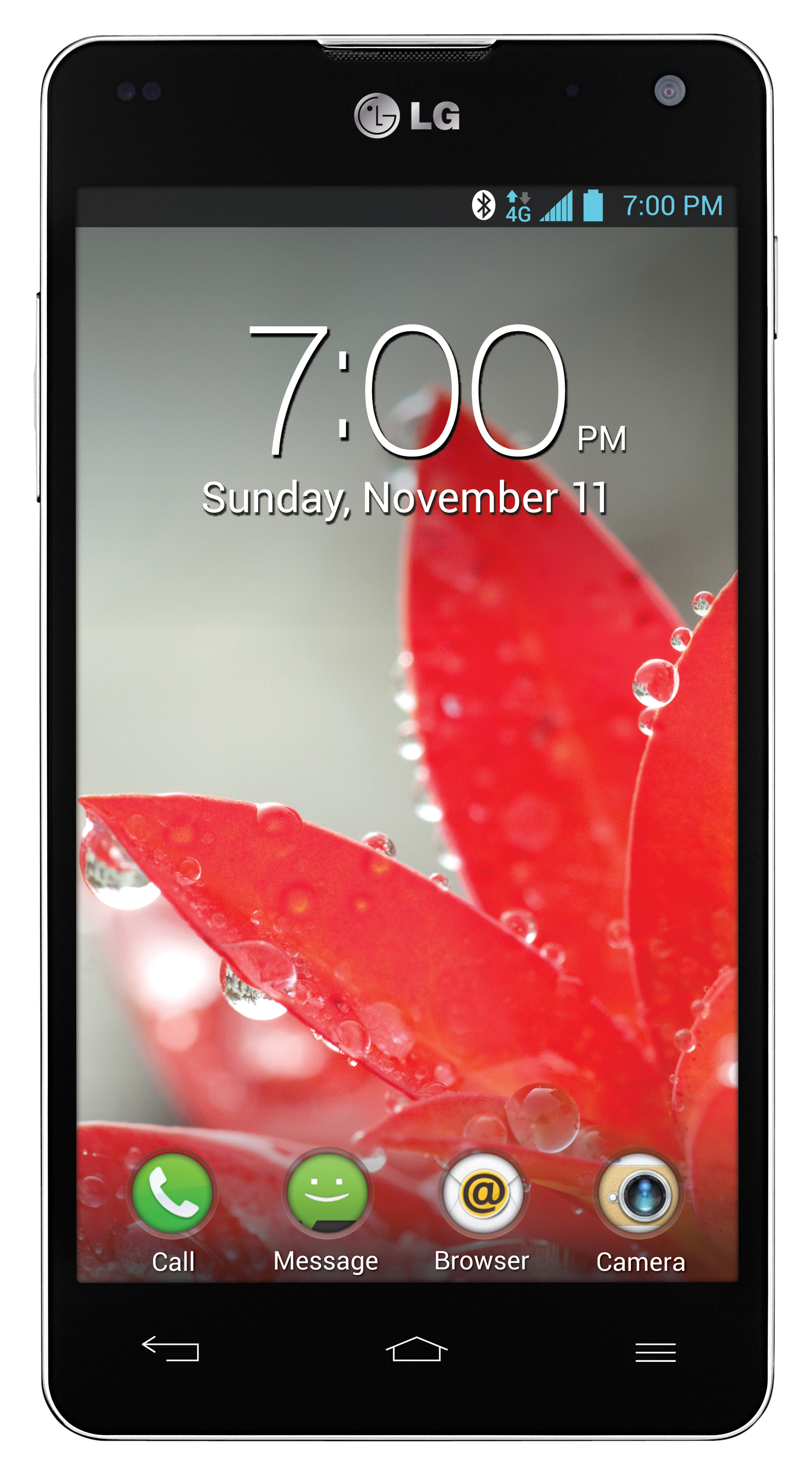 A front view of the LG Optimus G