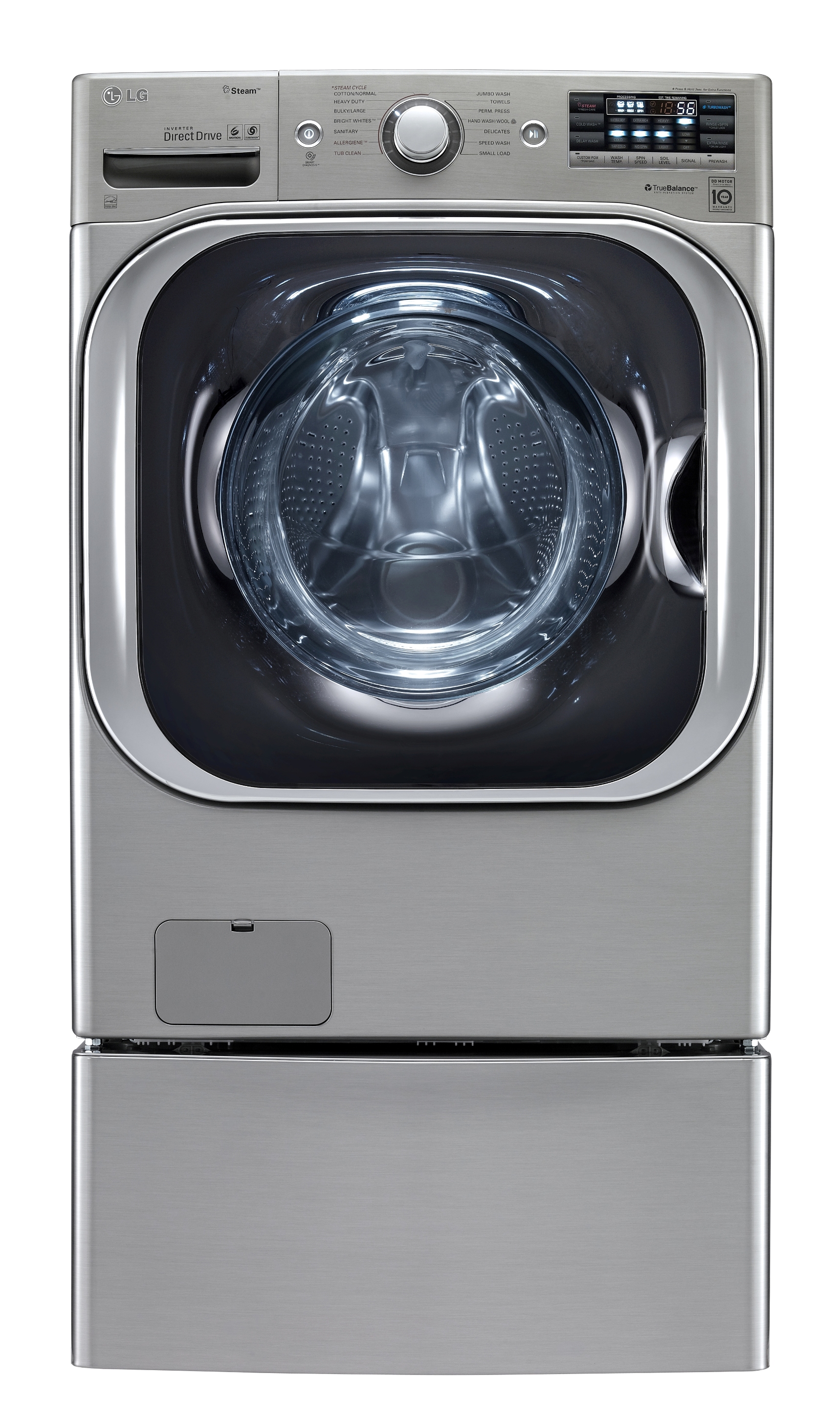 A front view of the LG TurboWash™
