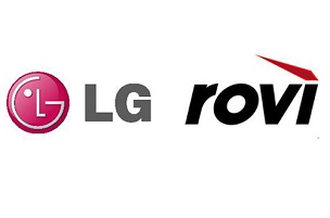 Logo of LG Electronics and rovi