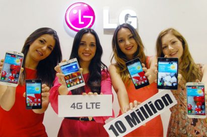 LG PASSES TEN MILLION MARK IN LTE SMARTPHONE SALES