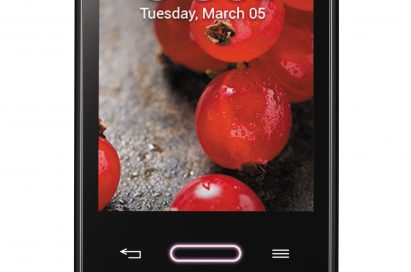A front view of the LG Optimus G Pro