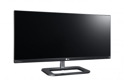 Left-side view of the LG IPS 21:9 UltraWide IPS monitor model 29EB73