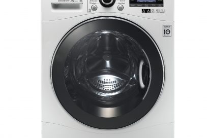 Another view of LG’s 12kg front-load washing machine