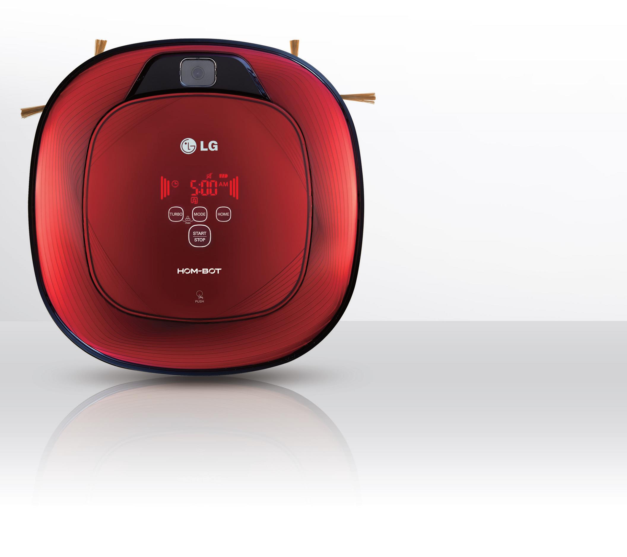 Birds-eye view of LG HOM-BOT