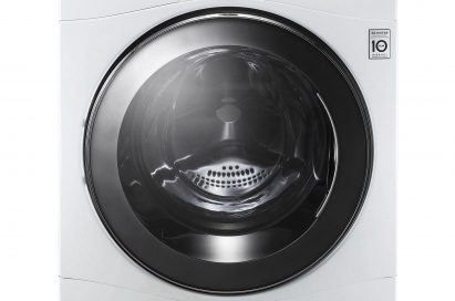 Front view of the LG Eco-Hybrid washer dryer