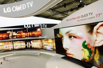 LG is showcasing the 77-inch ULTRA HD OLED TV at IFA 2013