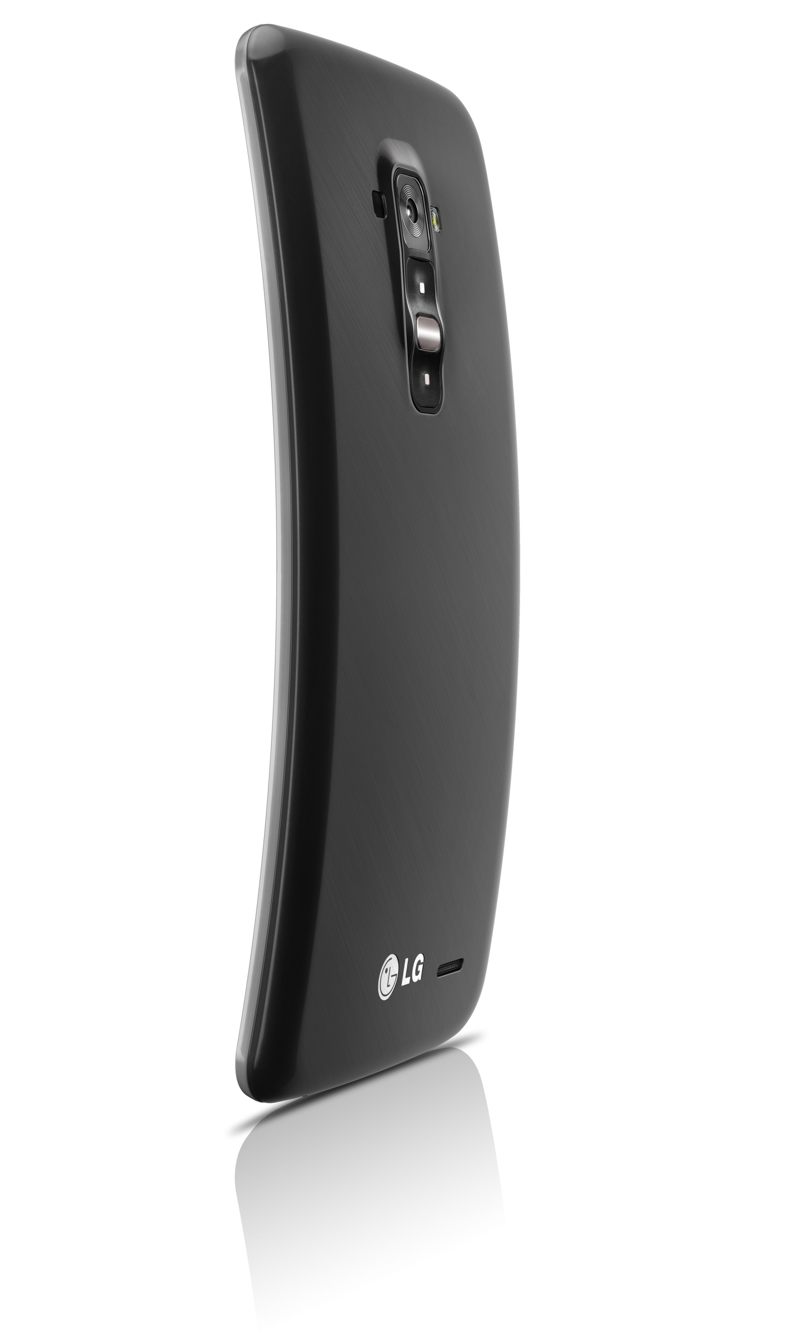 Another side view of the back of LG G Flex