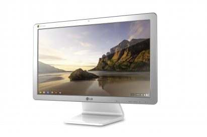 Right-side view of LG Chromebase model 22CV241