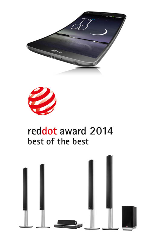 Best of the Best award-winners G Flex and Smart 3D Blu-ray Home Cinema system.