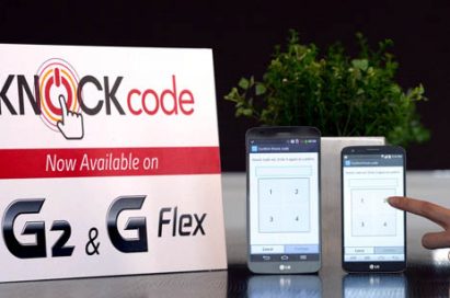 KEY LG SMARTPHONES TO GET KNOCK CODE™ UPGRADE