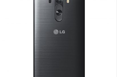 A back view of LG G3.