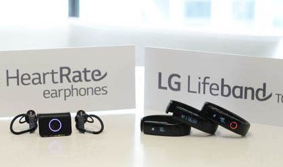 LG ENTERS FITNESS WEARABLE MARKET WITH LIFEBAND TOUCH AND HEART RATE EARPHONES