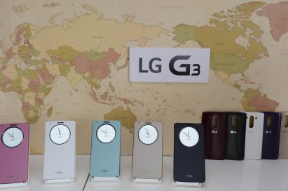 LG G3 comes in five colors.