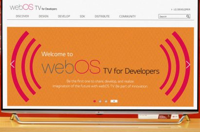 webOS for Developers displayed on LG’s Smart TV