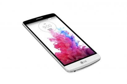 An upper side view of the LG G3 Beat.