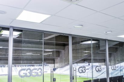 LG Multi V in a room at the stadium.