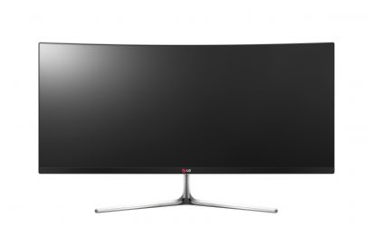 Front view of LG Curved UltraWide Monitor 34UC97