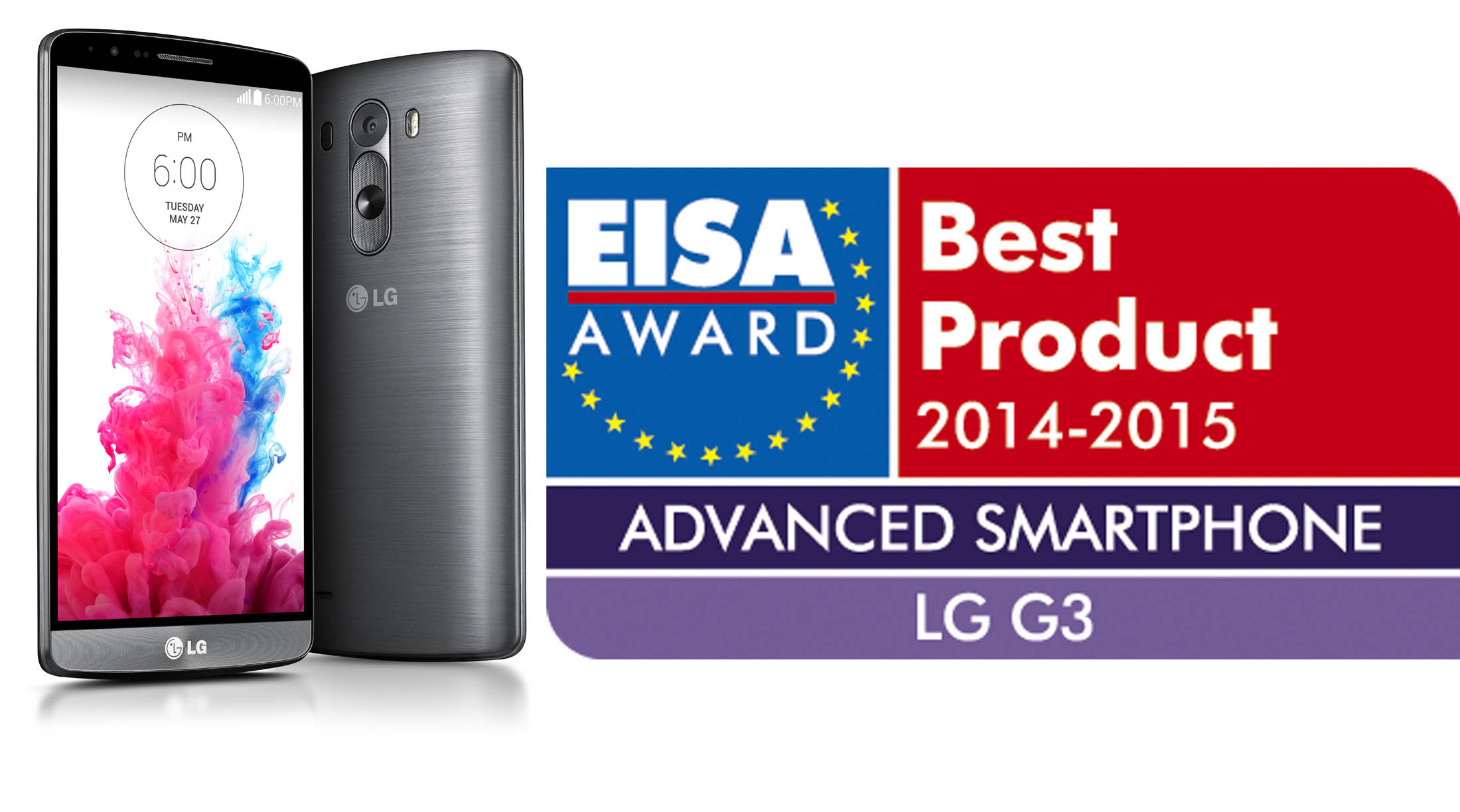 LG G3 was honored by EISA this year.