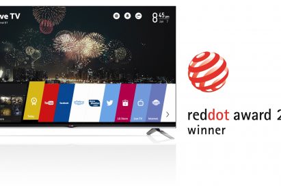 LG’s webOS Smart+ TV platform was recognized by the Red Dot judges for its new approach to smart TVs with an intuitive user interface.