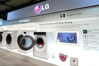 LG’s washing machine lineup.