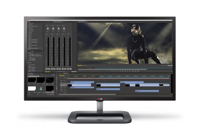 Front view of LG 4K Monitor model 31MU972