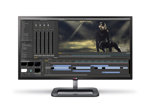 Front view of LG 4K Monitor model 31MU972.