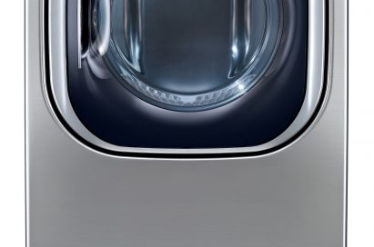 A front view of LG’s ENERGYSTAR® certified EcoHybrid™ dryer.