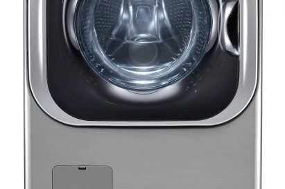 A front view of LG Mega-Capacity TurboWash Clothes Washer model WM8000HVA