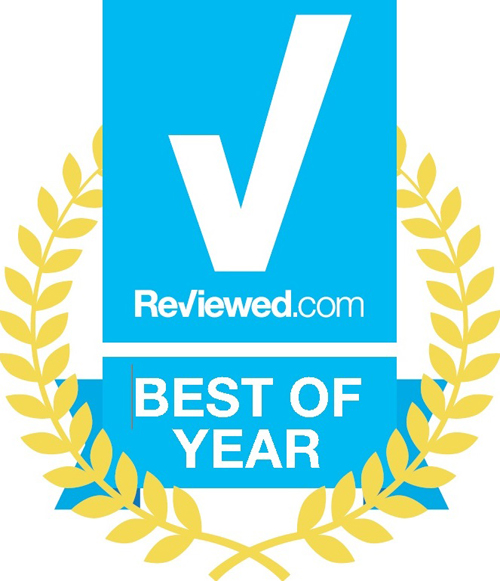 Logo of Reviewed.com's Best of Year.