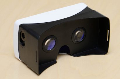 A rear view of the VR headset for G3.