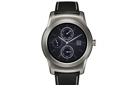 A front view of LG Watch Urbane in silver color