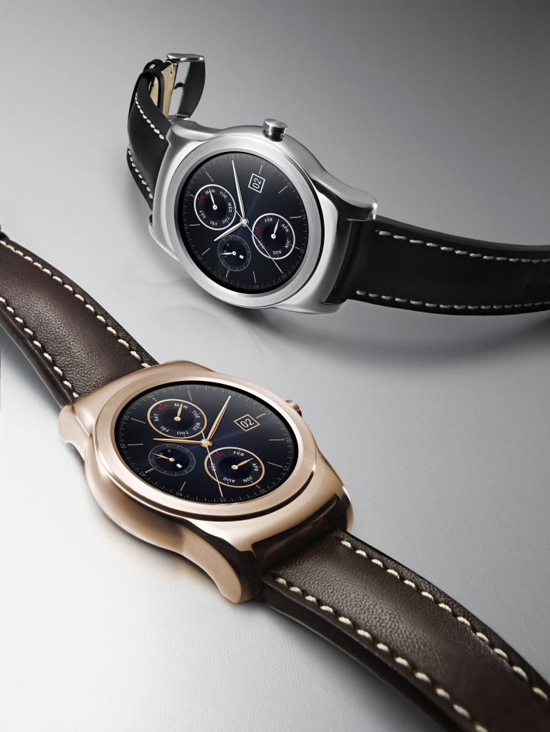 Two LG Watch Urbanes(Each in Silver and Rose Gold color)