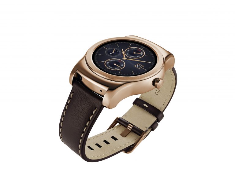 lg watch urbane gold