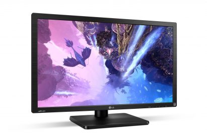 A left-side view of the new LG 4K ULTRA HD monitor (model 27MU67)