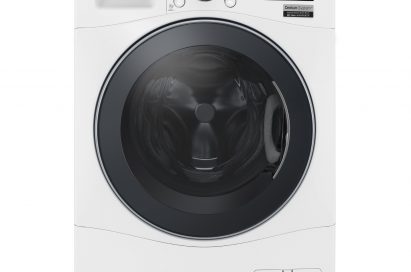 Front view of LG front-load washing machine