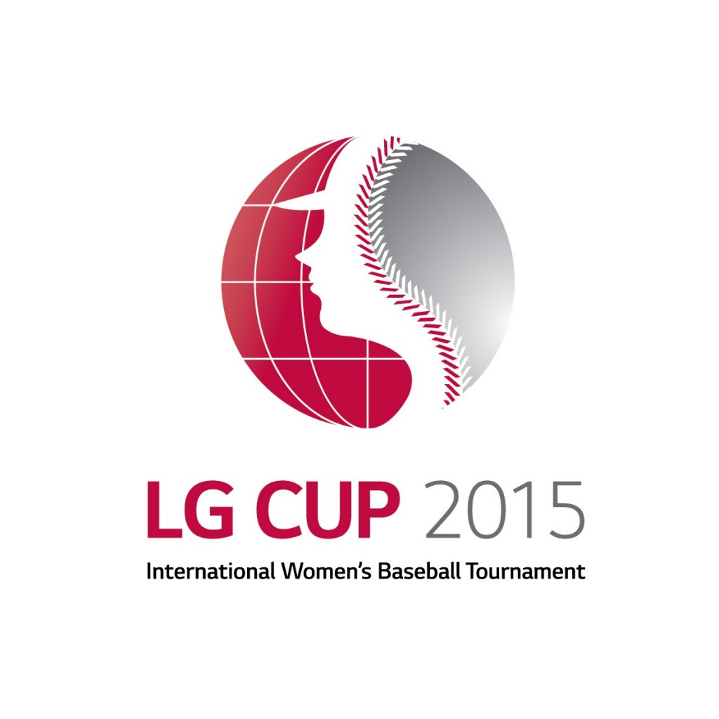 Logo of LG Cup International Women’s Baseball Tournament in 2015.