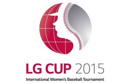 Logo of LG Cup International Women’s Baseball Tournament in 2015.
