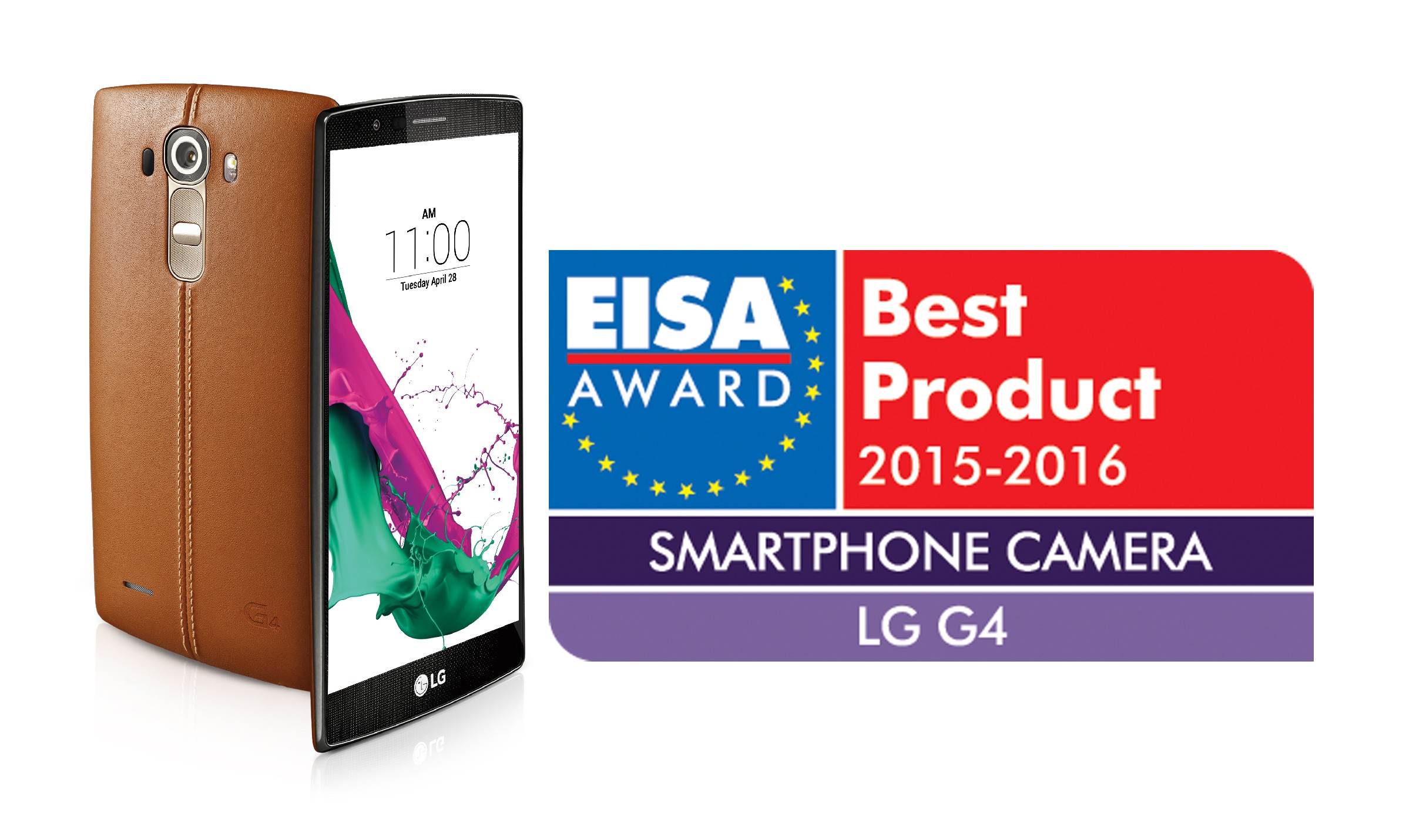 LG’s flagship G4 smartphone received the European Smartphone Camera Award.