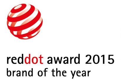 Logo of the reddot award 2015 brand of the year.