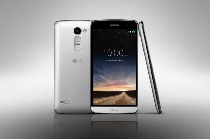The front, back and side view of the LG Ray in Silver