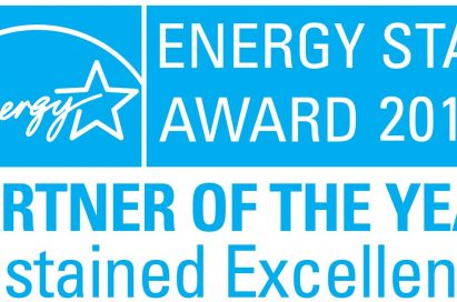 Logo of the U.S. Environmental Protection Agency’s (EPA) 2016 ENERGY STAR Partner of the Year–Sustained Excellence Award, which was awarded to LG.