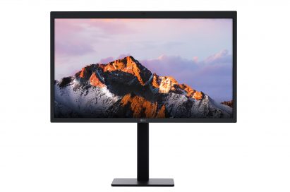 A front view of the new UltraFine 27-inch 5K display
