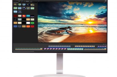 Front view of LG's HDR-compatible 32-inch UHD 4K monitor (model 32UD99)