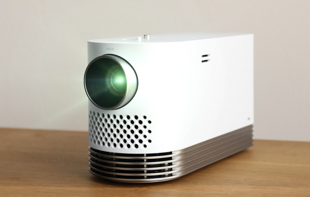 Front view of LG ProBeam.