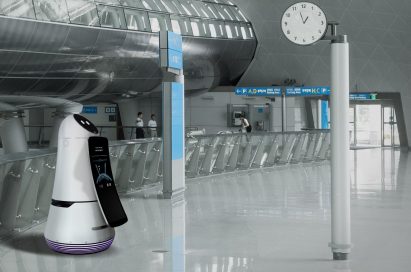 LG Airport GuideBot at Incheon International airport