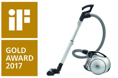 The LG CordZero™ canister vacuum cleaner wins the highly prestigious iF Gold Award.