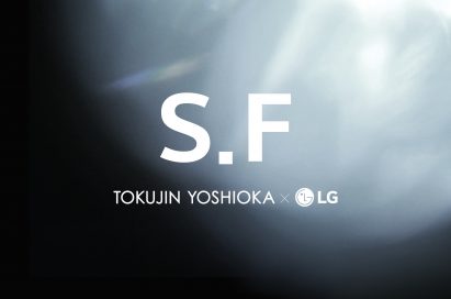 Official image for the collaboration with Tokujin Yoshioka, titled S.F_Senses of the Future.
